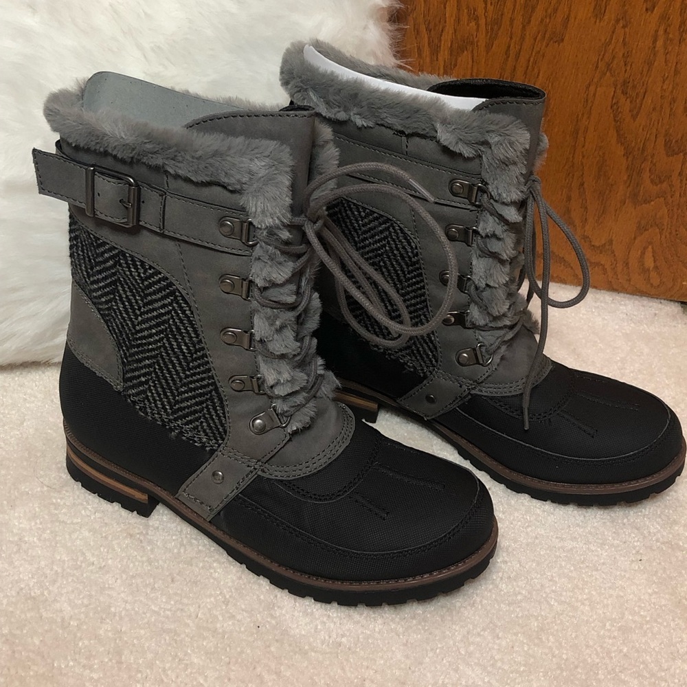 Rock and candy faux fur lined boot